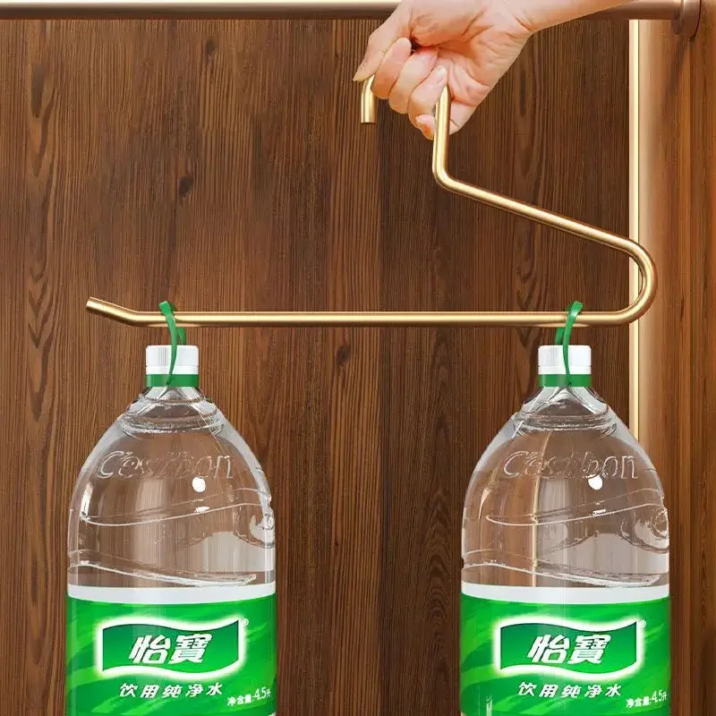 5pcs Aluminum Pants Hangers Non-Slip Multifunctionl Drying Hanger Open Ended Clothes Storage Rack Spave Organizer Hangers 4