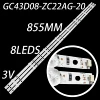 LED Backlight strip 8 lamp for 43"TV UN43NU6900F LBM430M0801-DM-3(0) UN43NU6900 58.43T16.001 58.43T0U.E01 GC43D08-ZC22AG-20 1