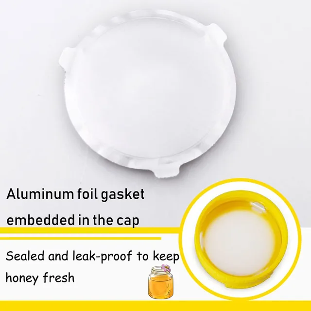 8oz Clear Plastic Honey Bottles,Squeeze Honey Bottle Container Holder with Flip Lid for Storing and Dispensing honey jar 4