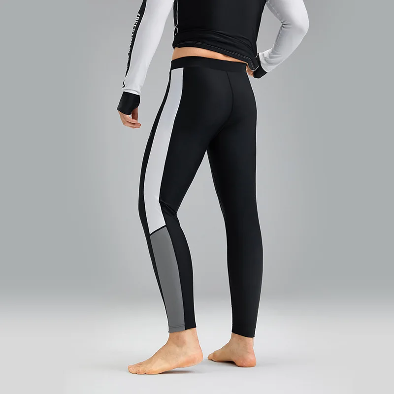 Men's Rash Guards Summer Sun Protection UPF50+ Cardigan Split Body Swimsuit Quick Drying High Elasticity Swimming Surfing Suit