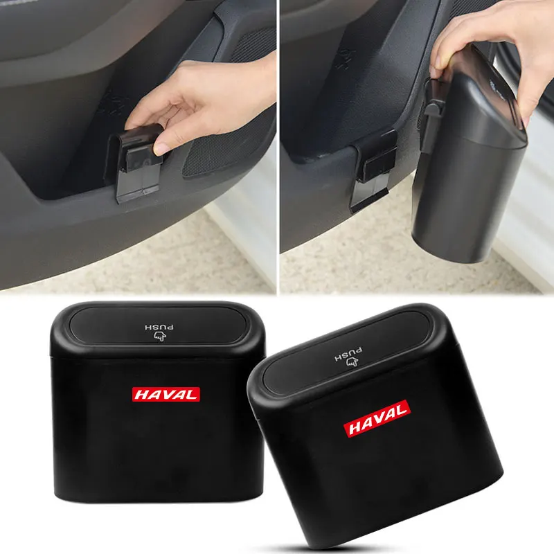 Hanging Car Wastebasket Car Organiser Storage Box Auto Accessories For Haval H2 H5 H6 H7 H9 H3 2012 F7 F7X