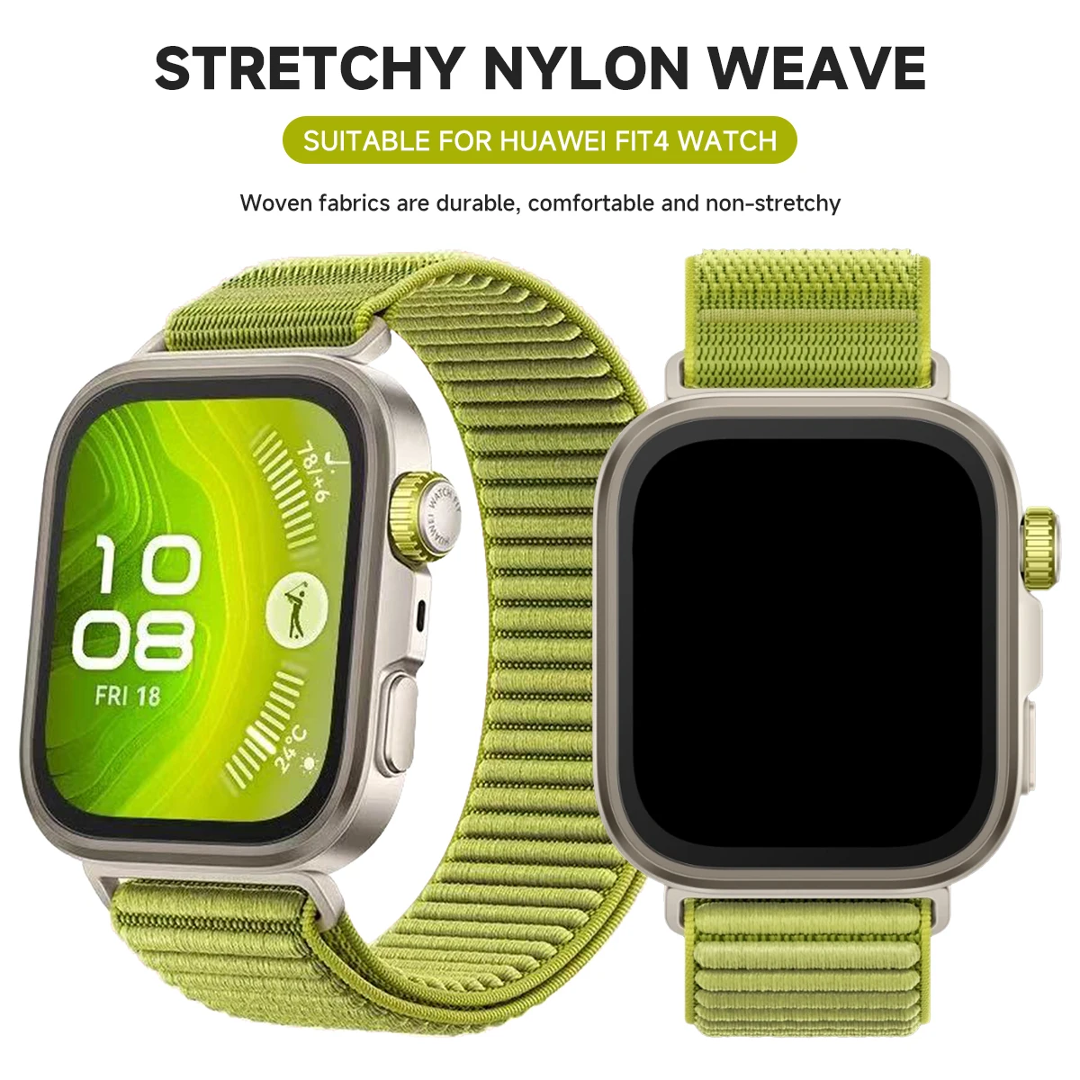 Breathable Sport Nylon Loop Bracelet Band