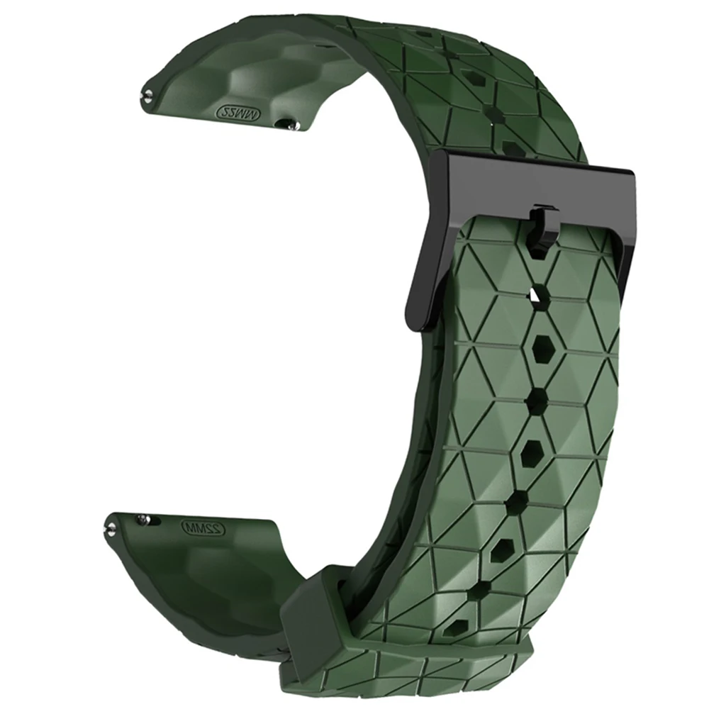 Silicone Watchband Bracelet for Smart Sports Watches - 20mm/22mm Strap