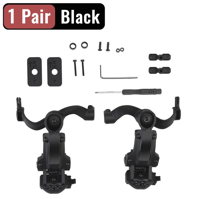 1 pair black