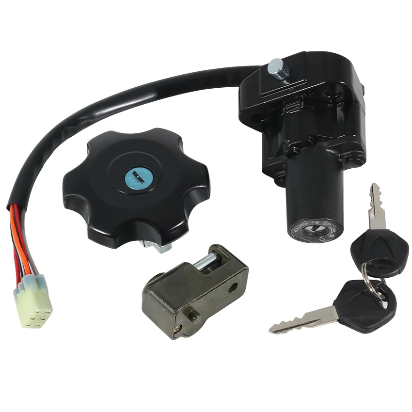 Motorrad-Zündschloss, Sitzschloss, Schlüssel, Tankdeckel, Zubehör für Suzuki DR650 DR650SE 1996-2022 OEM:37000-04810 Ersatzteile – Detail 7