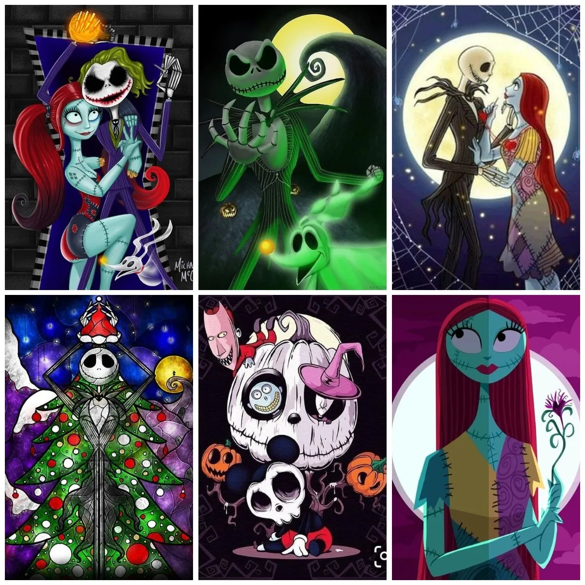 Disney Diamond Painting 5D The Nightmare Before Christmas Sally Pictures  Rhinestones Embroidery Cross Stitch Mosaic Wall Art