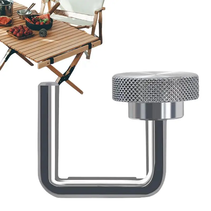 

Folding Metal Table Stainless Steel Camping Table With Holes Strong Load Bearing Outdoor Table For Picnic Barbecue Camping And