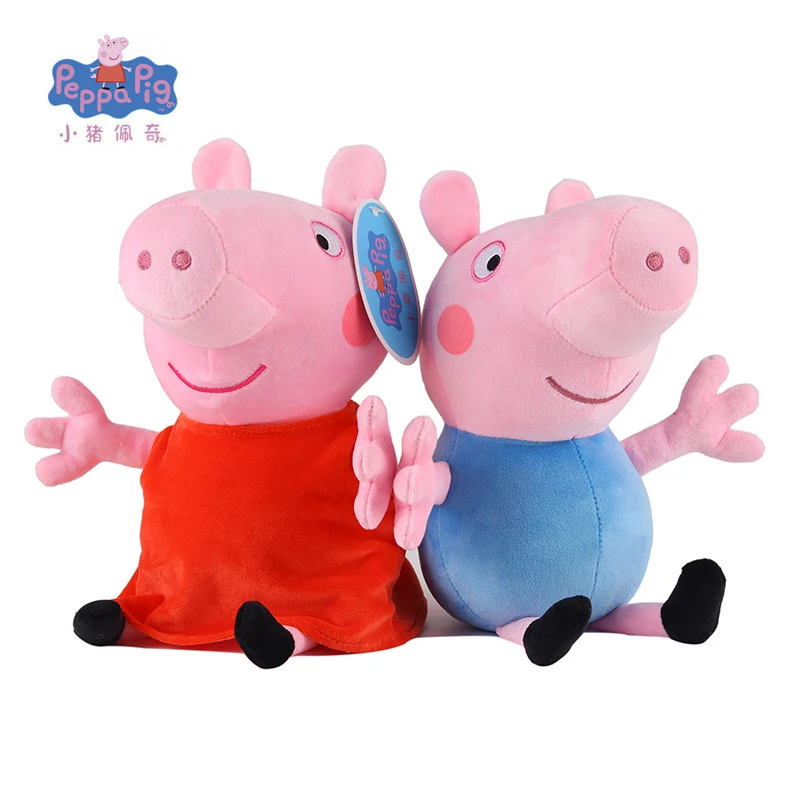 uitbreiden affix feedback Nieuwe Peppa Pig Kleine George Papa Mama Familie Cartoon Pop Kinderen Bestek  Leuke Cartoon Kras Lepel Set Knuffel Kinderen gift| | - AliExpress