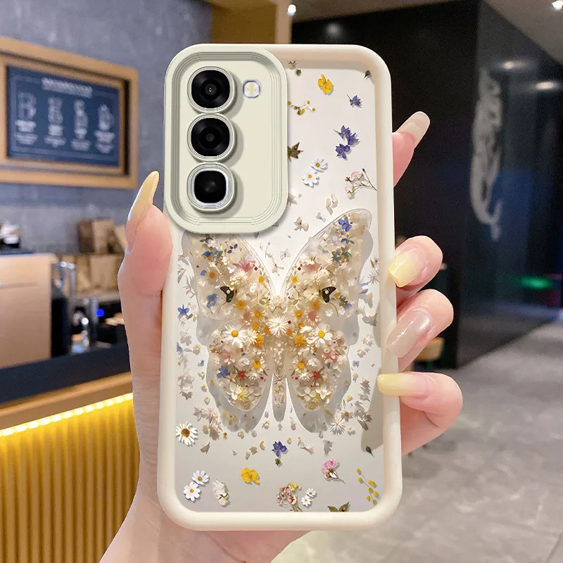 Shockproof Fish Flower Print Silicone Protective Phone Case