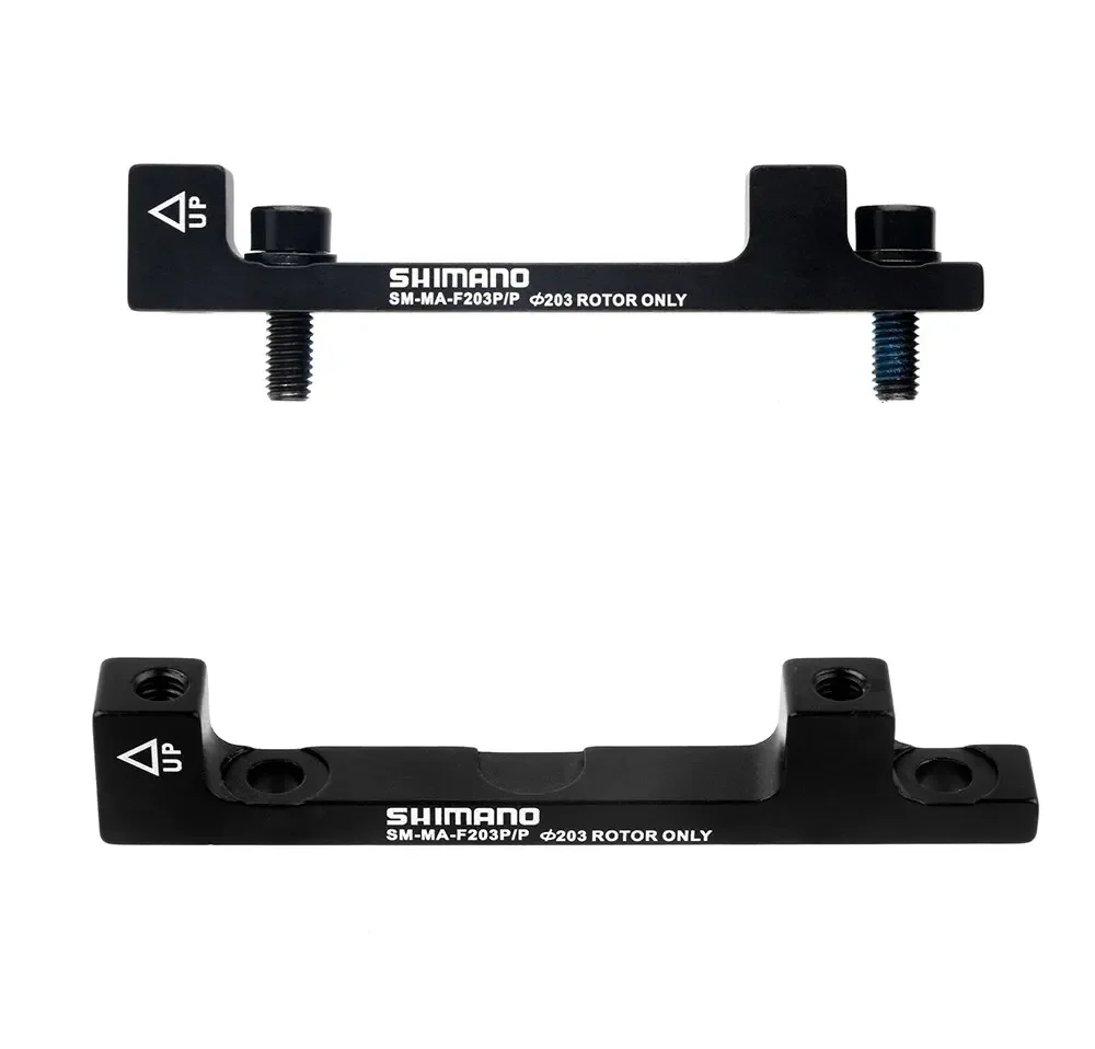 Shimano Rennrad Bremsscheibe adapter pm a 180mm 203mm Bremsrotor Pfosten montage Konverter ultraleichte Fahrrad teile – Detail 8