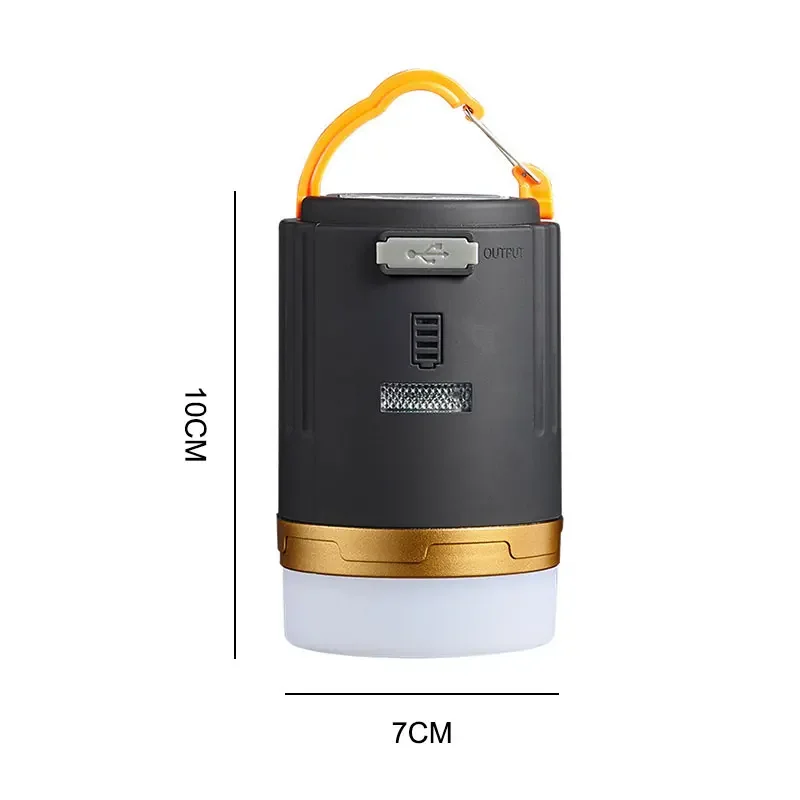 Camping Light Portable Lanterns Camping Lamp Camping Lantern Waterproof IPX6 Tent Lamp LED Night Light Remote Control Built-in Recharge Battery