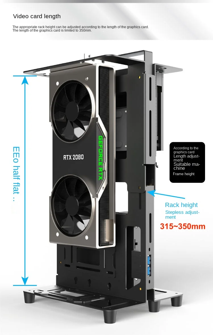 Itxオープンコンピュータラック、デスクトップケース、x2i 2024
