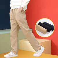 2023 Autumn Winter Children School Pants School Uniform Trousers for Kids Boys Girls Thick Pants Casual Baby Clothes 1-8years 1