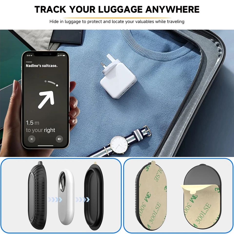 Housse Compatible Avec Smart Tag 2, 4 Pièces Coque Compatible Avec Samsung Galaxy SmartTag 2, Coque De Protection En Silicone Anti-Rayures, Pour Clés, Portefeuille, Bagages,Animaux De Compagnie