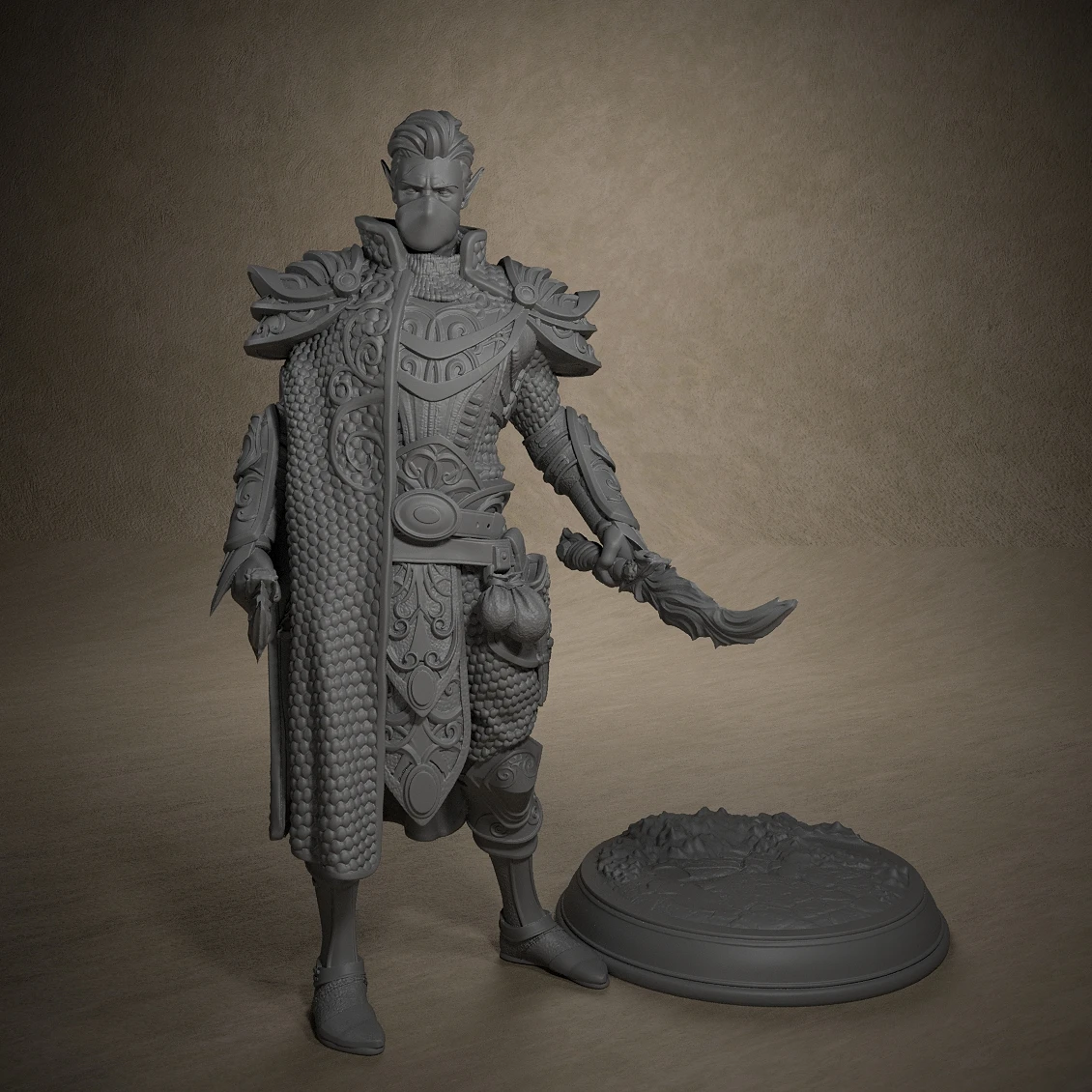 Erestian Miniature Models Dungeons and Dragons 3D Printing Resin Unpainted Tabletop Miniatures Suitable for Pathfinder 6