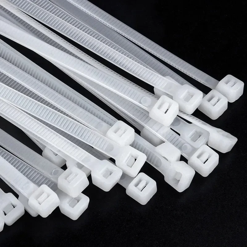 Nylon Cable Ties 500/100Pcs Adjustable Self-locking Cord Ties Straps Fastening Loop Reusable Plastic Wire For Home Office