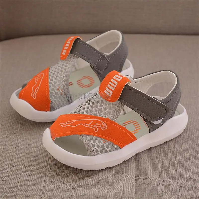 Summer Toddler Sandal Baby Girl Color Net Cloth Breathable Boy Sneaker Kid Infant Sport Shoes