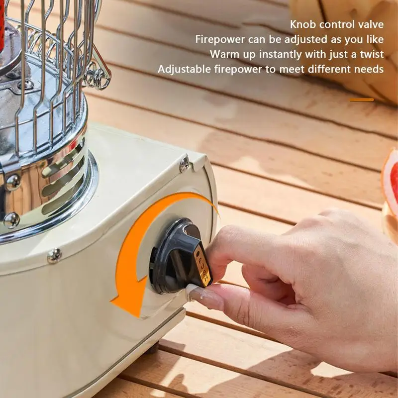 2500W Small Camp Heater Portable Propane Heater 2-in-1 Heater u0026 Stove with  Adjustable Firepower Camping Stove for Ice Fishing - AliExpress