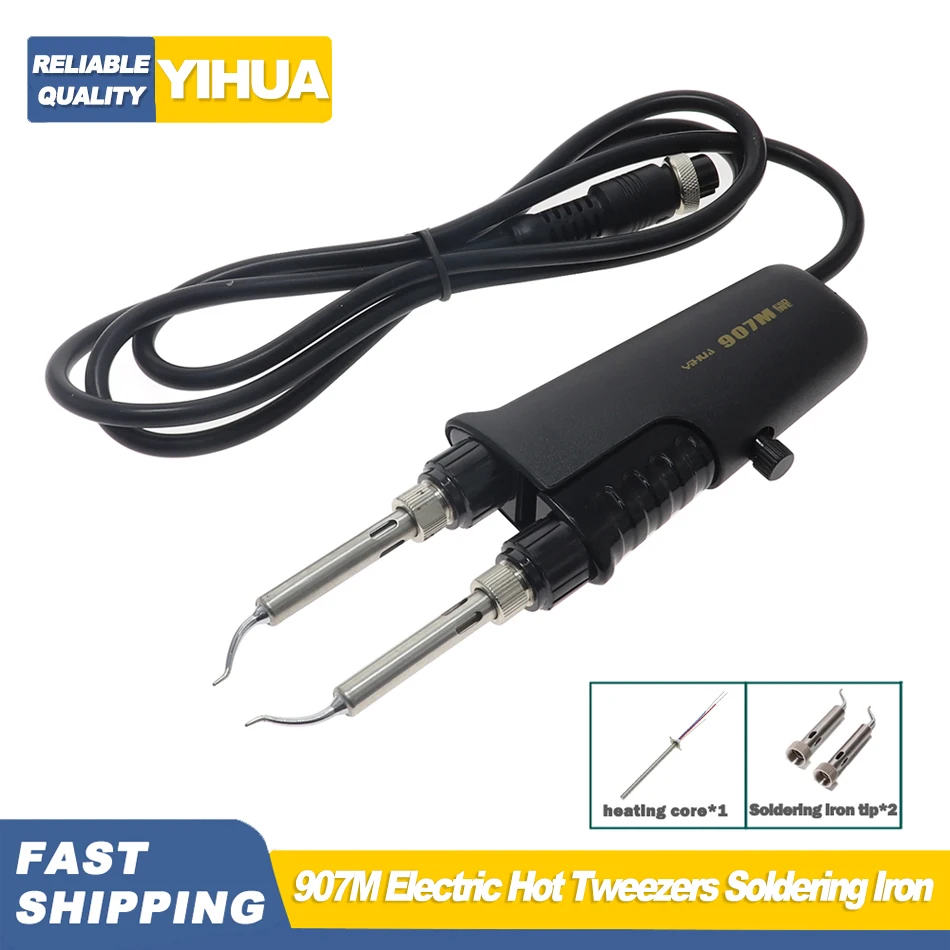 Poignée De Fer à Souder YIHUA 907K 75W - 8 Brins, Pour Station 939D+, Compatible Hakko