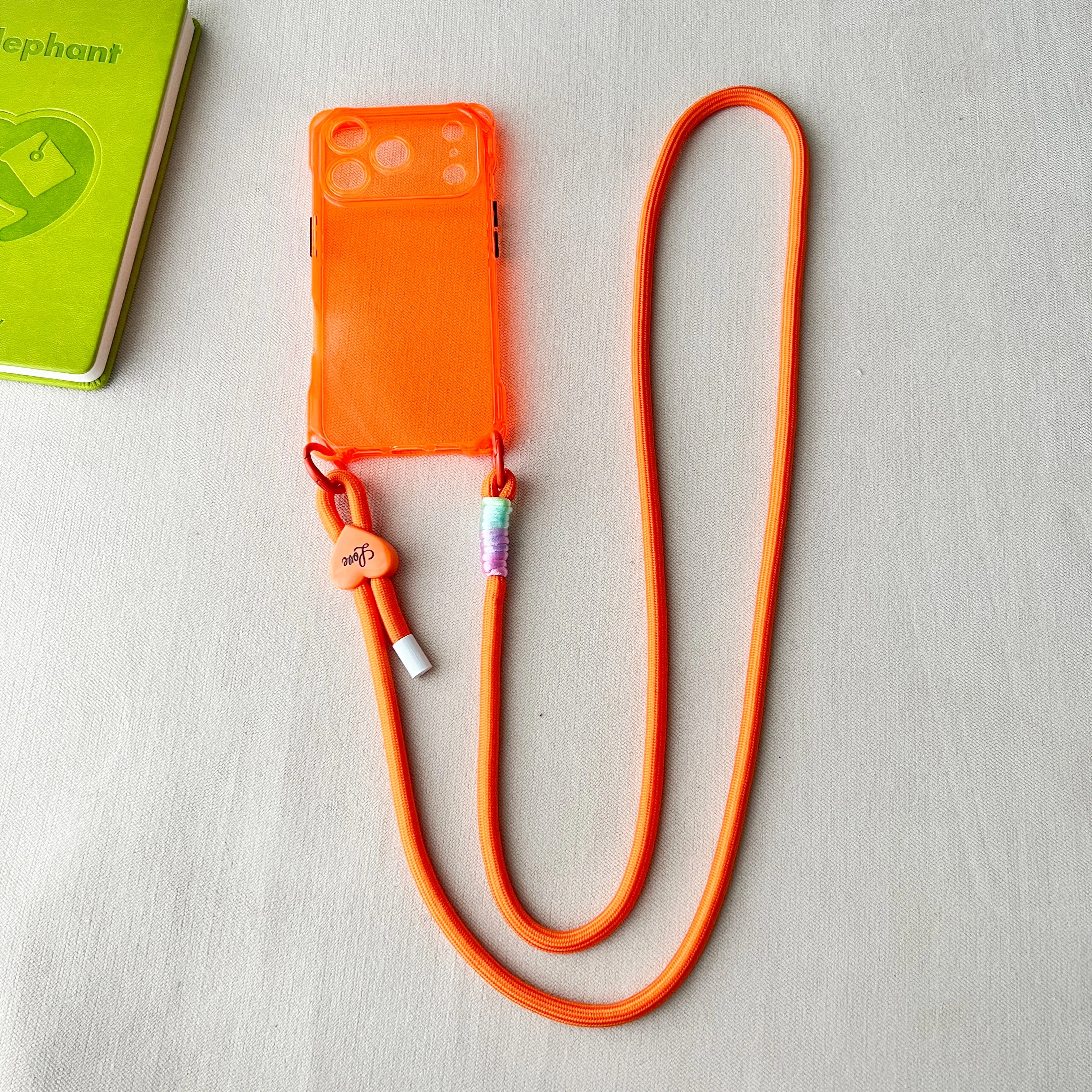 Adjustable Cross-Body Phone Case with Long Strap and Air Protective Design