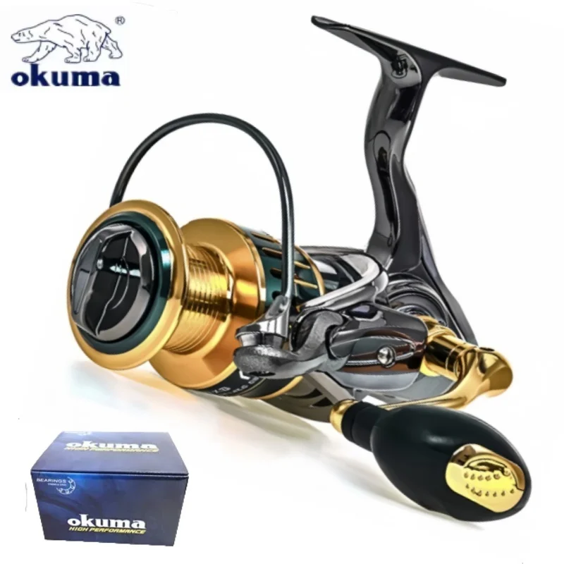 okuma Spinning reel All metal ultra light fishing reel GX1000-7000 Maximum braking force25KG