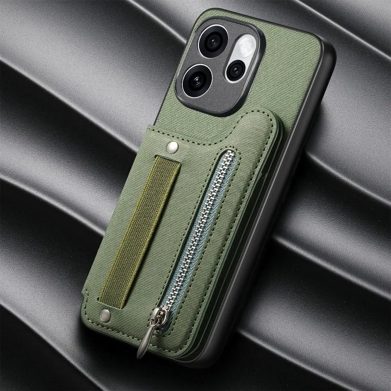 Luxury RFID Card Leather Zipper Case - Power 5G Edition