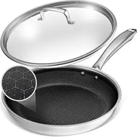 Hero LuxeClad Non Stick Frying Pans - Dishwasher and Oven Safe Skillet - Induction Ready, Compatible with All Cooktops Fryi 1