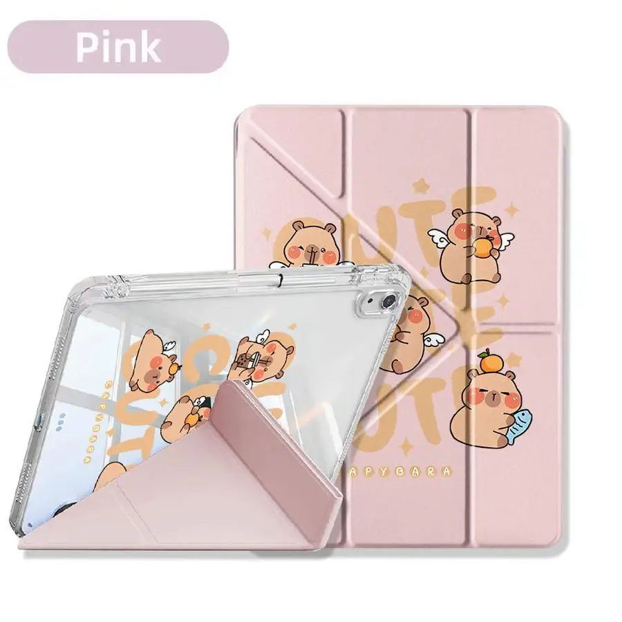 Adorable Capybara Cartoon Tablet Case Cover - Universal Fit