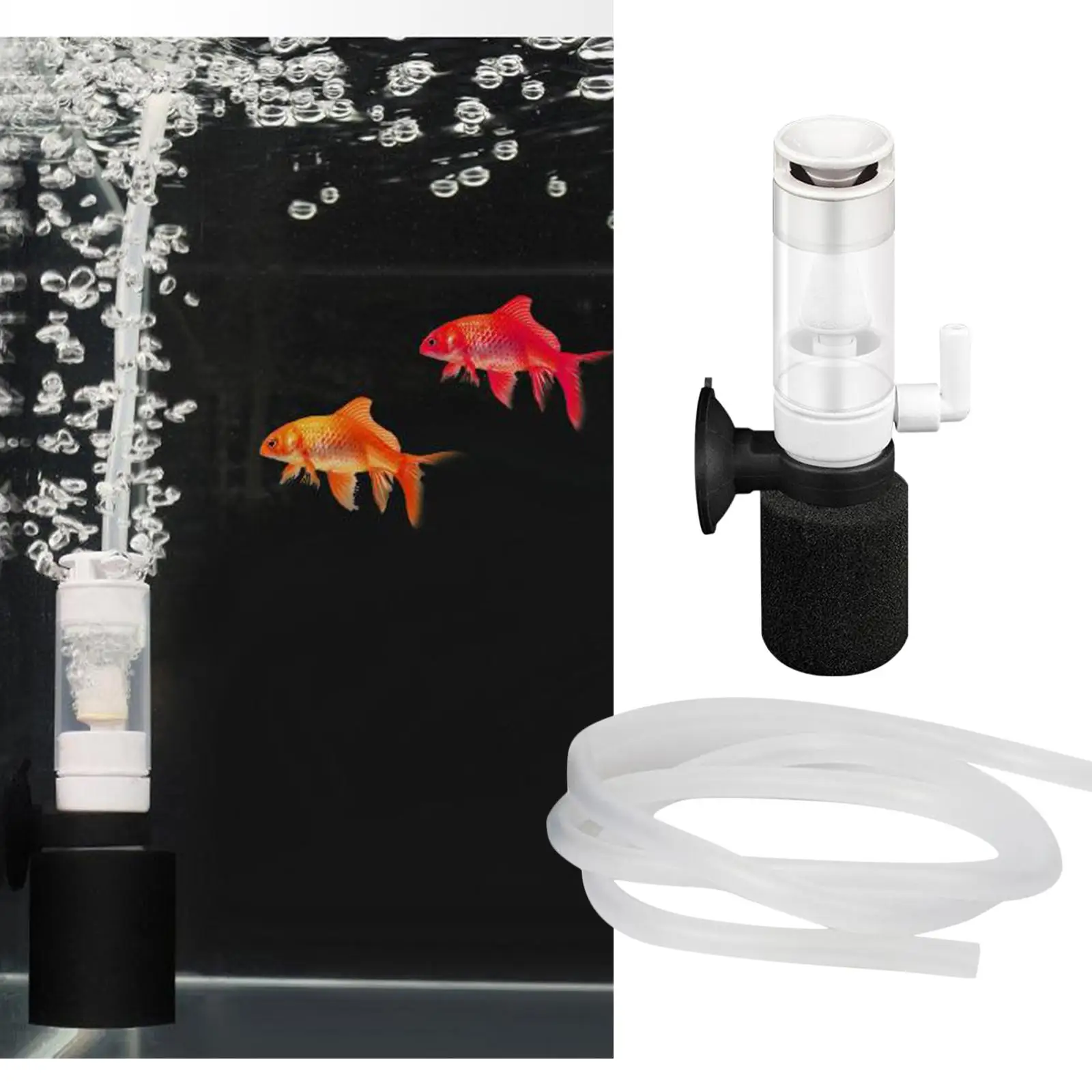 Mini Aquarium Filter Miniature Air Driven Biochemical Sponge Water Cleaner