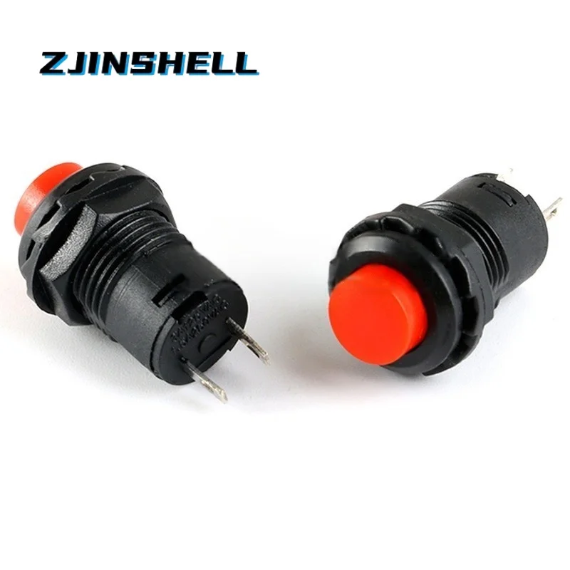 12mm Lock Latching OFF- ON Push Button Switch maintained fixed thumbnail 3