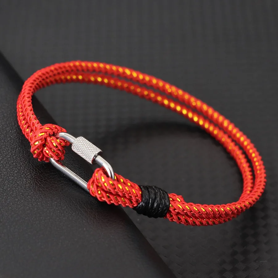 Stainless Steel String Bracelet For Men Women