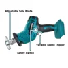 Cordless Reciprocating Saw 18V Adjustable Speed Electric Saw Wood Metal PVC Pipe Cutting Tool fit Makita 18v Battery(No Battery) 6
