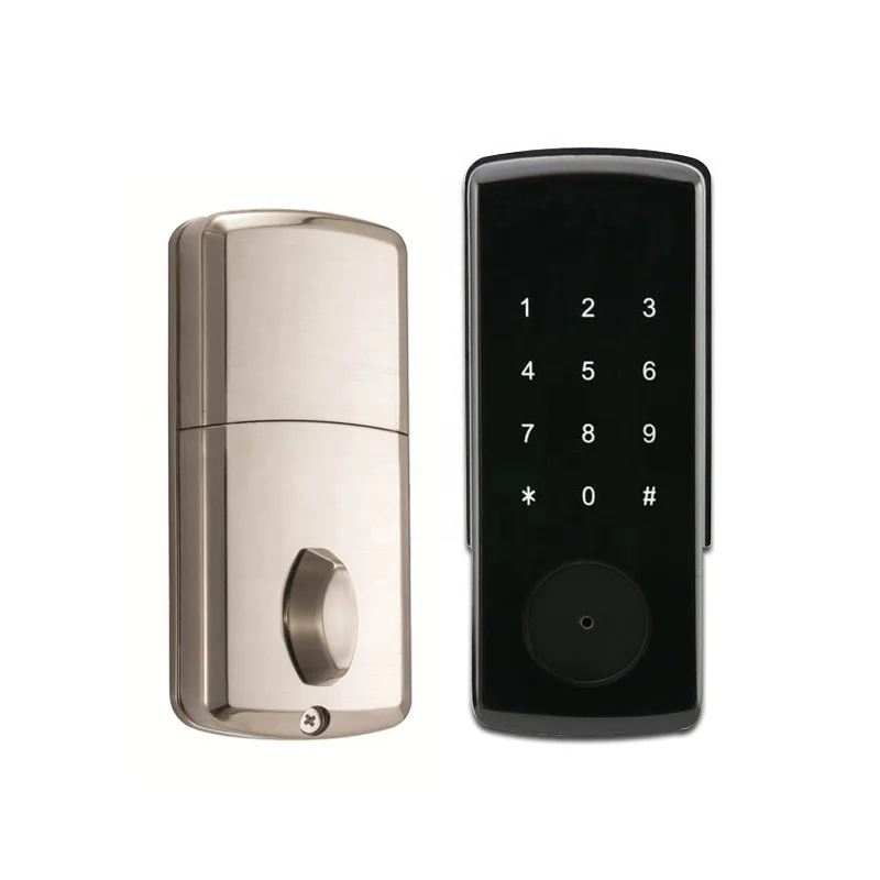 Phone App TTLock Blue tooth Smart Lock with Electronic Deadbolt Keyless Entry Door Lock with for Home office Apartment Project 868mhz fsk remote car key fob with id46 7945 chip and hu92 blade keyless entry transmitter automobile keys for bmw 3 5 series