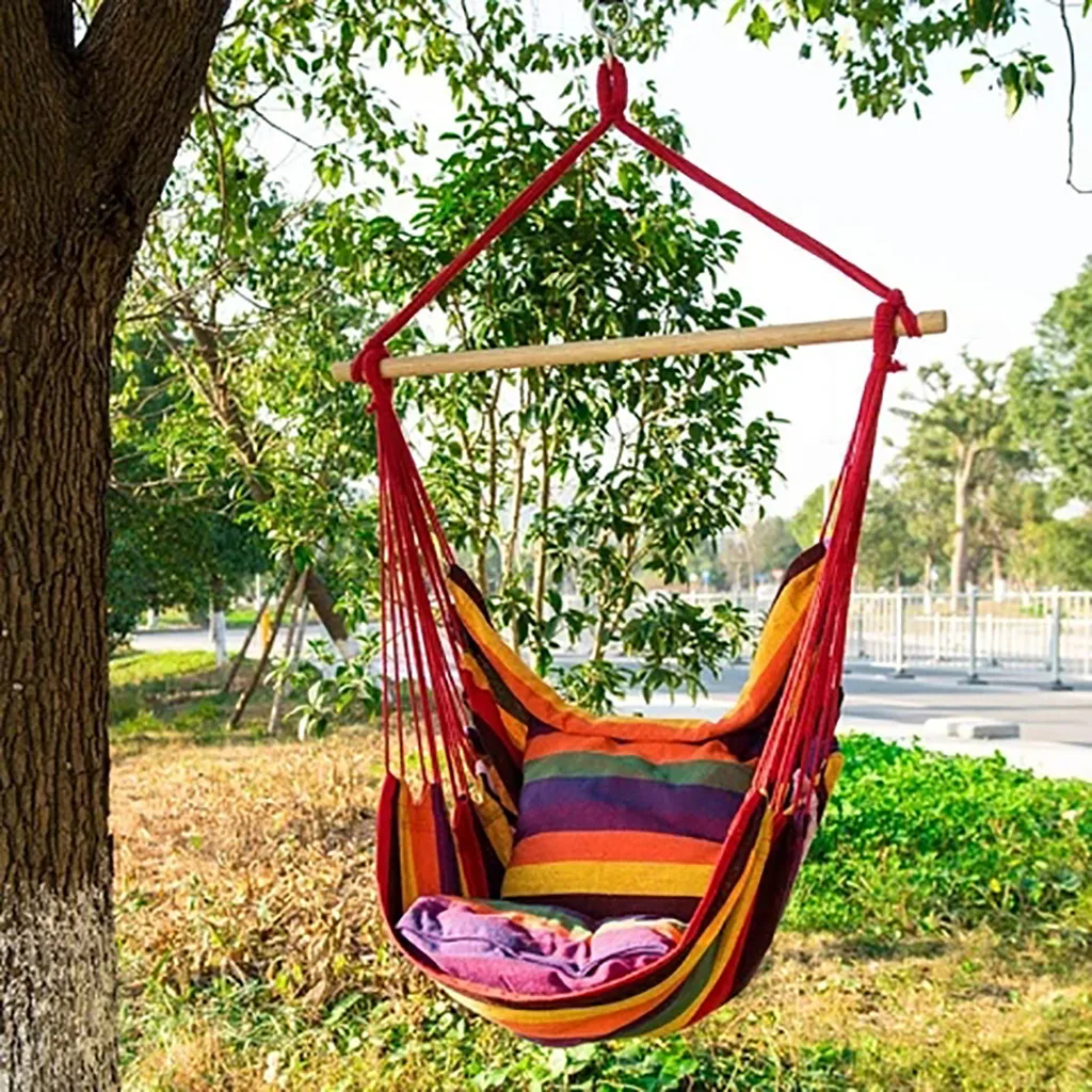 Garden & Patio Furniture Hanging Hammock Chair Swing Seat Toy Summer Outdoor Fun 