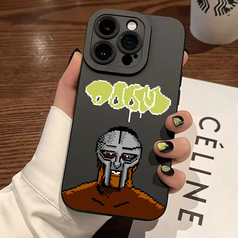 Stylish MF DOOM Inspired Silicone Phone Case
