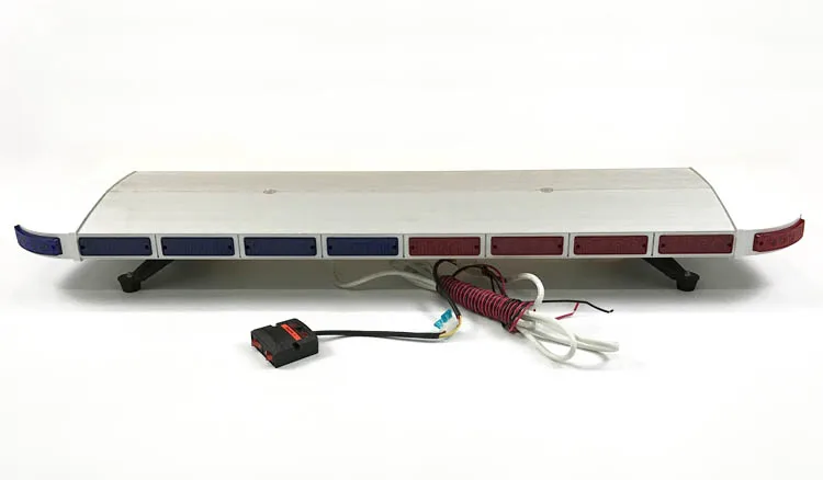 12volt 24 volt red blue amber white green light bar 88led emergency warning light
