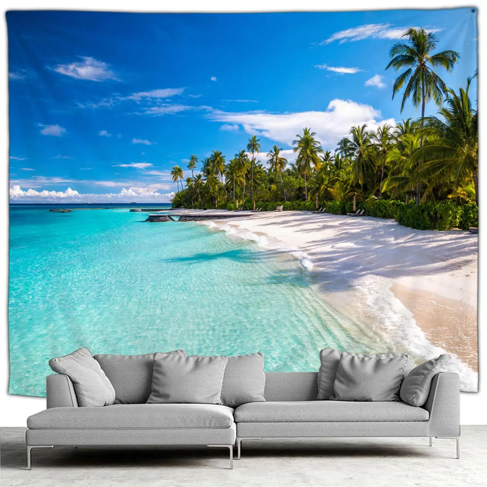 Tapisserie murale de paysages d'été 6