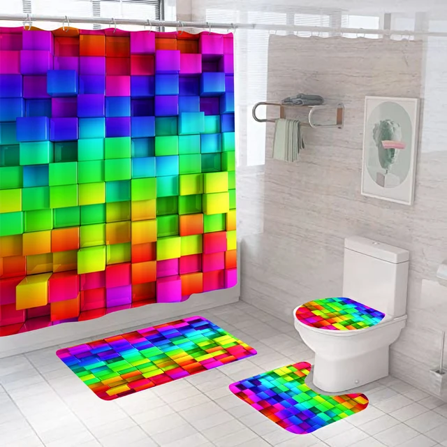 Rainbow Bathroom