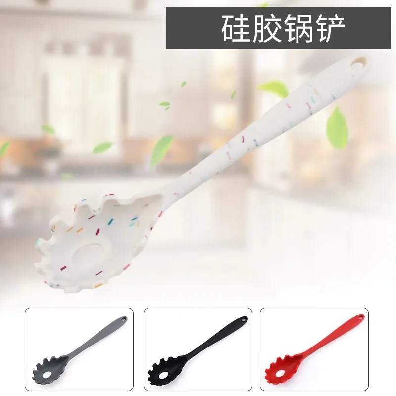 Silicone Cooking Utensils Spaghetti Spoon Kitchen Noodle Pasta Tool Home High Temperature Non-stick One-piece Powder Claw