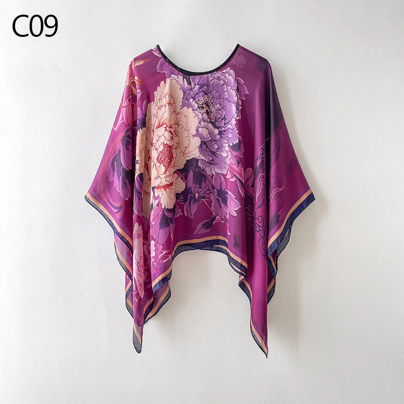 110*110cm Fashion Scarves WomenPullover scarf Shawl Print Silk Satin Hijab Female Bandana Luxury Brand Square Ladies bandanna fo
