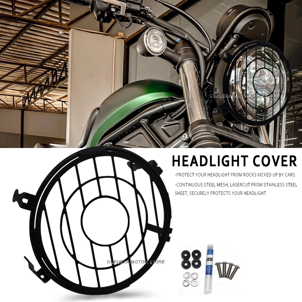 

For Honda CL300 2023 Motorcycle Headlight Protection Cover Headlight Guard Front Lamp Cover