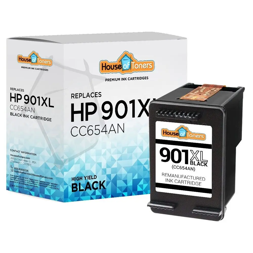 #901XL CC654AN Black Ink Cartridge for HP Officejet G510a J4524 J4580 J4660 4500