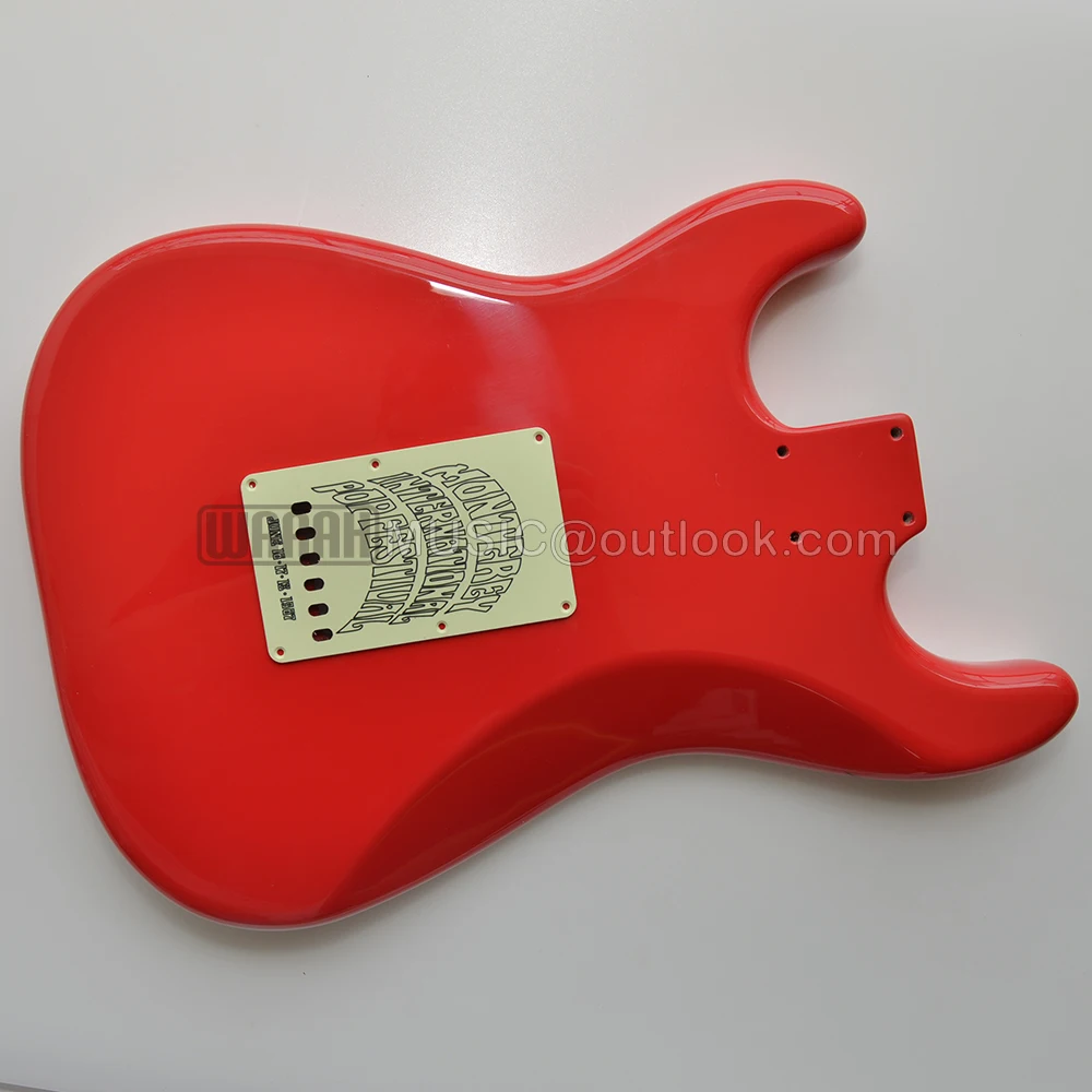 Strat Guitar Body Colorful Finished for Handmade Custom SSS Eectric Guitar Replacement