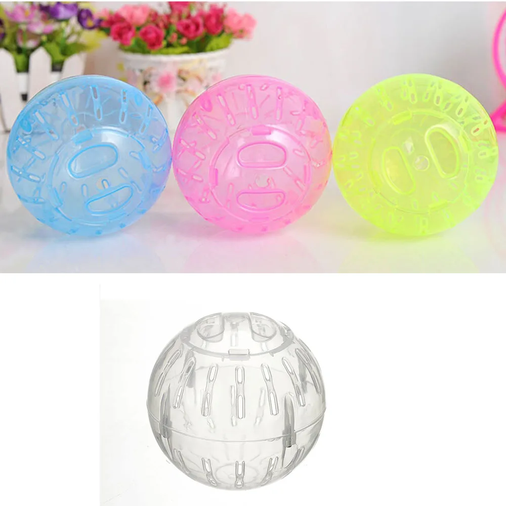 10CM Plastic Outdoor Sport Ball Grounder Rat Small Pet Rodent Mice Jogging Ball Toy Hamster Gerbil Rat Exercise Balls Play Toys pet exercise toy hamster exercise ball pet toys hamster toy