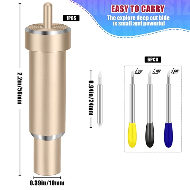 Blade Comes Cricut Maker 3  Cricut Explore Air 2 Deep Cut Blade - Blade  Offset 3 - Aliexpress
