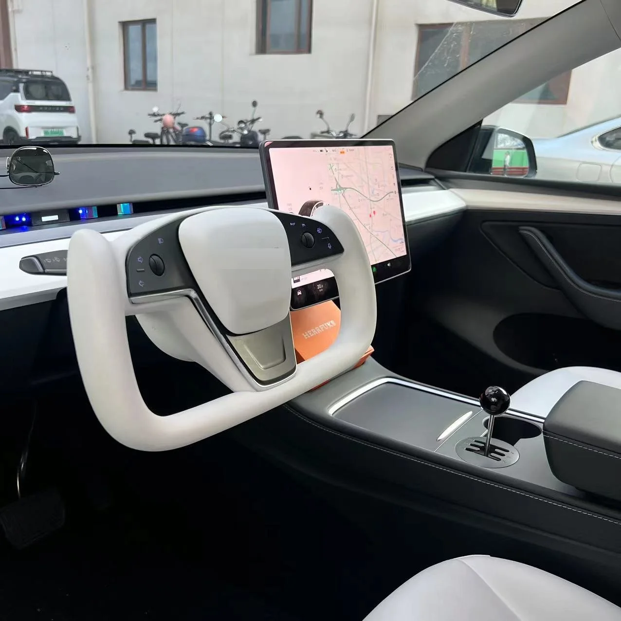 Touch Control Sw Per Tesla Model S/X Plaid Volante Aggiornamento Modificato Fai Da Te Per Il Modello Y/3 Giogo Volante