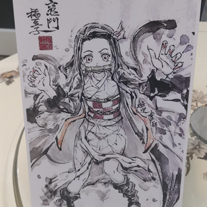 Desenho de Nezuko Kamado 04 de Demon Slayer para colorir