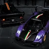 1:31 Pagani Zonda R Revolucion Alloy Sports Car Model Diecasts Metal Toy Racing Car Model Simulation Sound and Light Kids Gifts 4