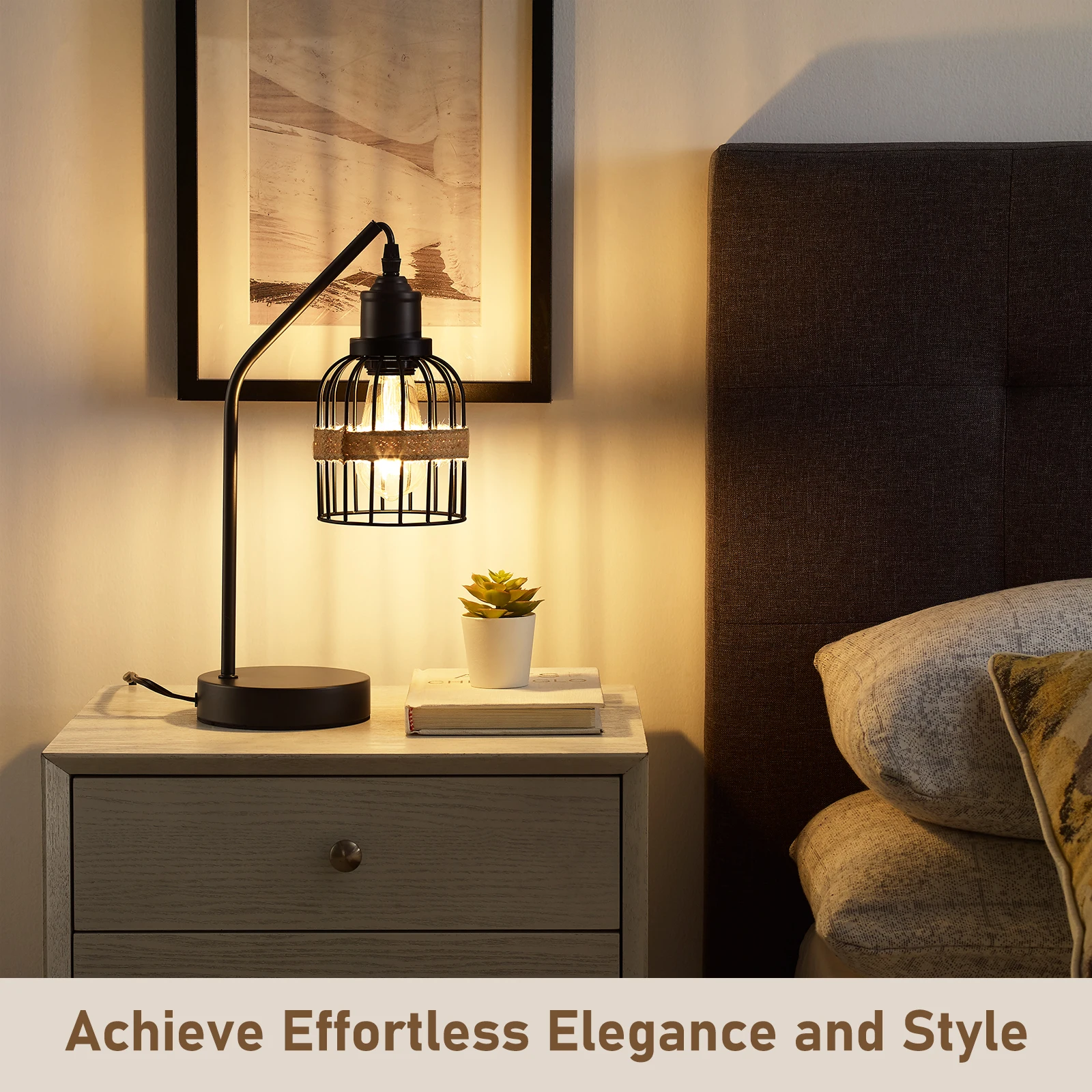Touch Bedside Table Lamp, Dimmable Touch Control Nightstand Lamps with  USB-CUSB-A Charging Ports,Small Lamp Wood Base Beige Flaxen Fabric Shade  for Bedroom,Living Room,Office,Dimmable Bulb Included – BigaMart, image size:1600x1600