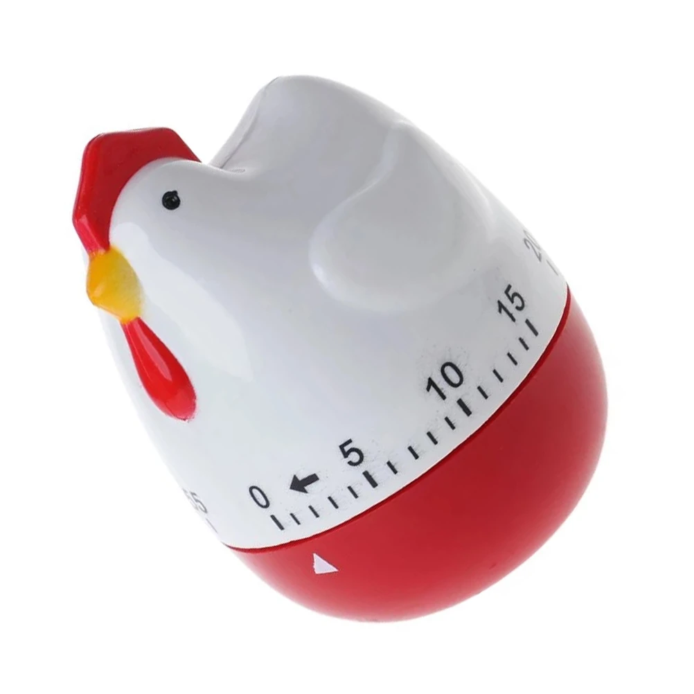 best Kitchen Tools & Gadgets Adorable Chicken Shaped Mechanical Baking Timer Cartoon Timing Device for Home utensil set